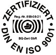 Certification for ISO 9001